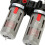 PT1/2 Luftkompressor Filterfalle Öl-Wasser-Separator Kit, 40µm, 60CC Wasserbehälter 4