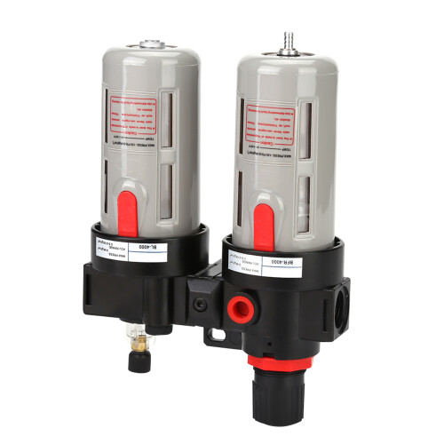 PT1/2 Luftkompressor Filterfalle Öl-Wasser-Separator Kit, 40µm, 60CC Wasserbehälter