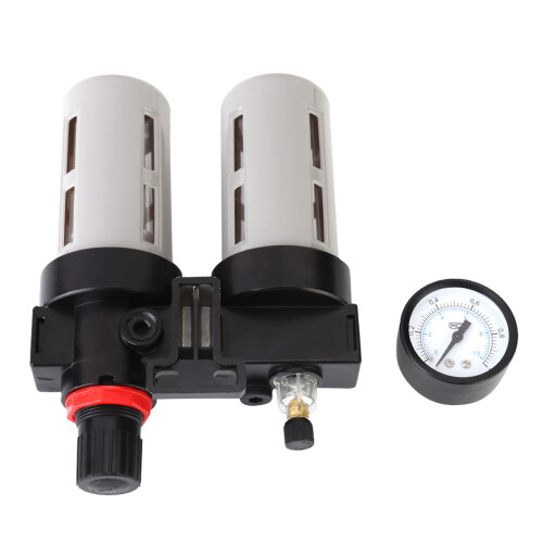 PT1/2 Luftkompressor Filterfalle Öl-Wasser-Separator Kit, 40µm, 60CC Wasserbehälter 2