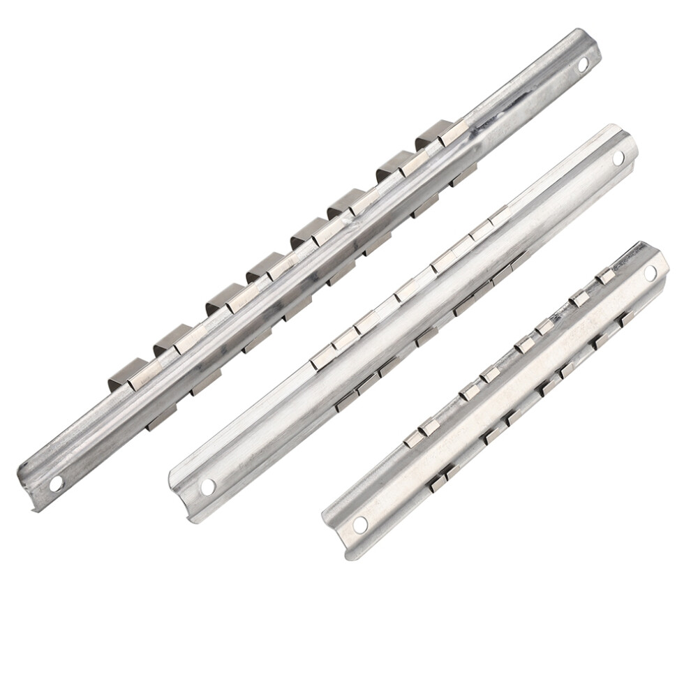 Stainless Steel 8 Positions Socket Rack Storage Rail Tray Holder Tool Stand Shelf Organizer 4661324157694