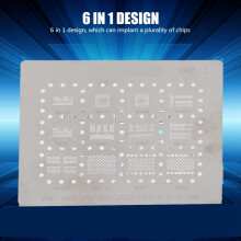 6 In1 Universal Net Stencils Templates For BGA153/162/169/186/221/254/EMMC