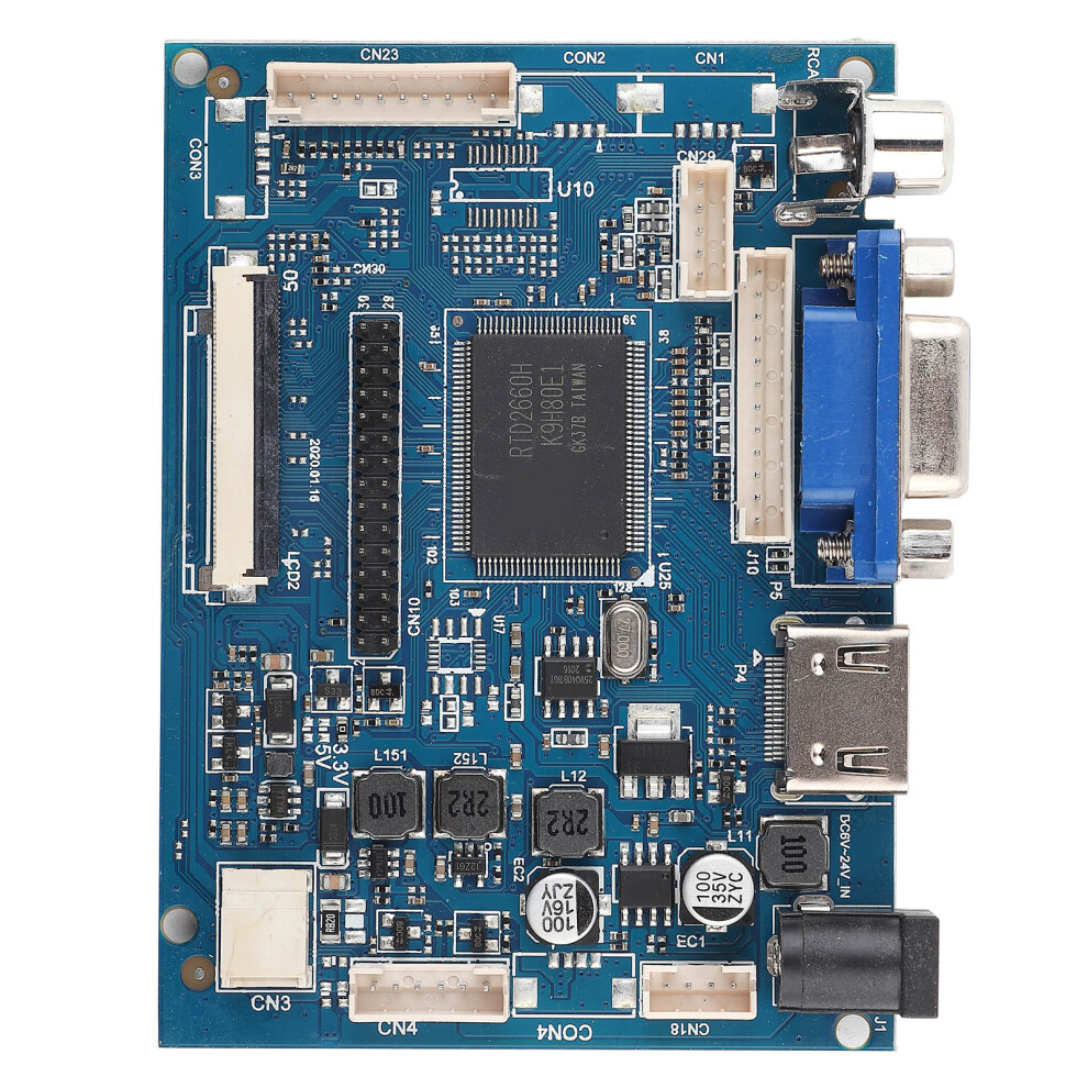 Hdmi Vga 2Av Reversing Driver Board For 7Inch At070tn92 800X480 Lcd Display 9421324159457