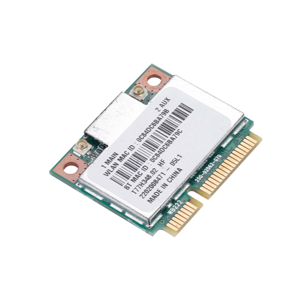 Dual Band 2.4G/5Ghz Ar5b22 Network 300Mbps Bluetooth 4.0 Wifi Mini Pci-E Wireless Card 8341324159893