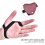 Bow Arrow Archery Left Hand Guard PU  Protective Gloves Shooting Protector(Brown) 6