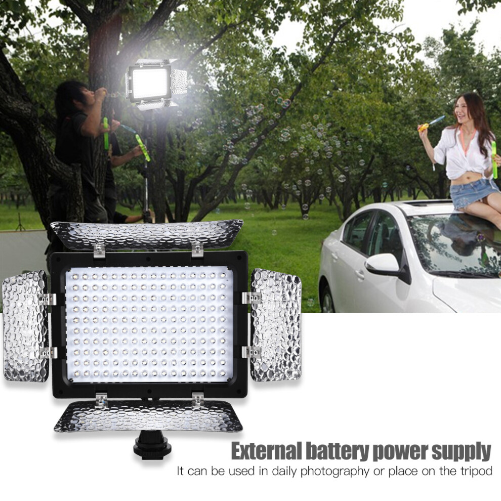 W160 Video Photography Lamp Panel 6000K Led For Dslr Camera Dv Camcorder Light 4351324161295