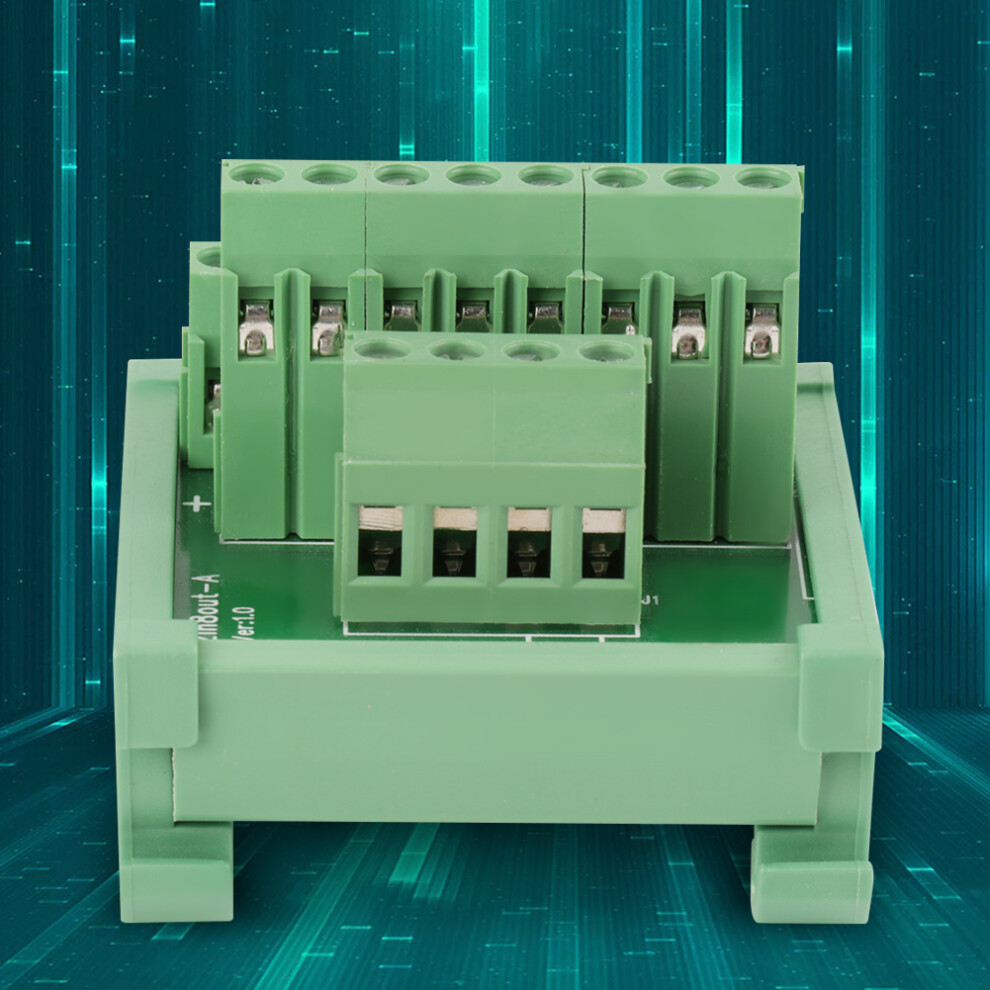 2 In 8 Out Din Rail And Panel Mounting Power Distribution Module Breakout Board 9481324161065