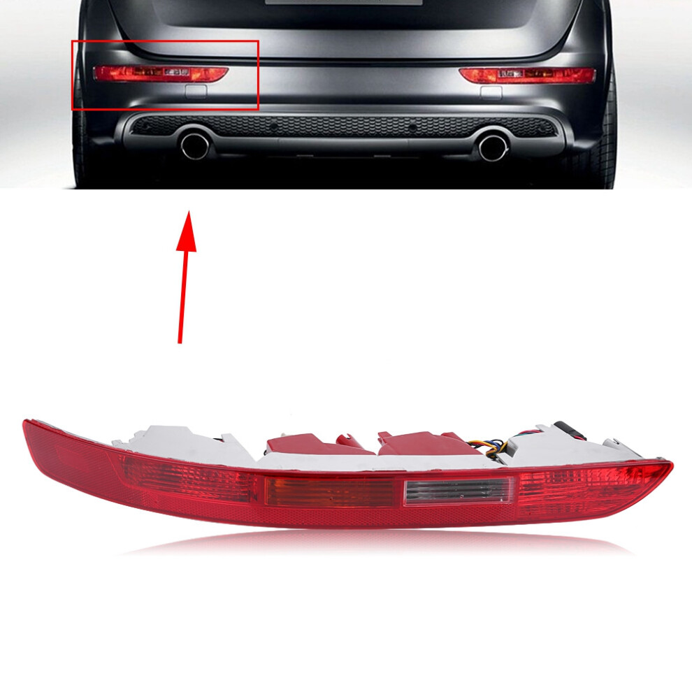 Rear Left Side Lower Bumper Reverse Tail Fog Lamp For Q5 2.0T 2006Â2016 Red/Light 3371324162253