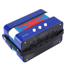 Children 7-Key 2 Bass Mini Small Accordion Educational Musical Instrument Rhythm Toy