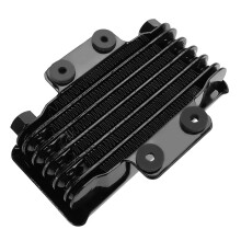 Aluminum 65ml Engine Oil Cooler Cooling Radiator for 100CC-250CC Motorcycle Dirt Bike ATV Black