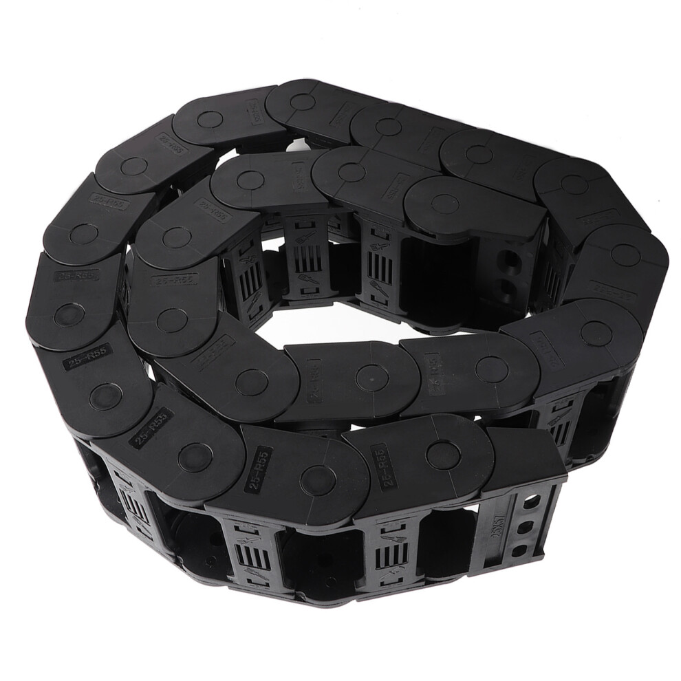100Cm 25 X 57Mm Nylon Open Both Side Wire Carrier Drag Chain Engraving Machine Accessory 4101324163191