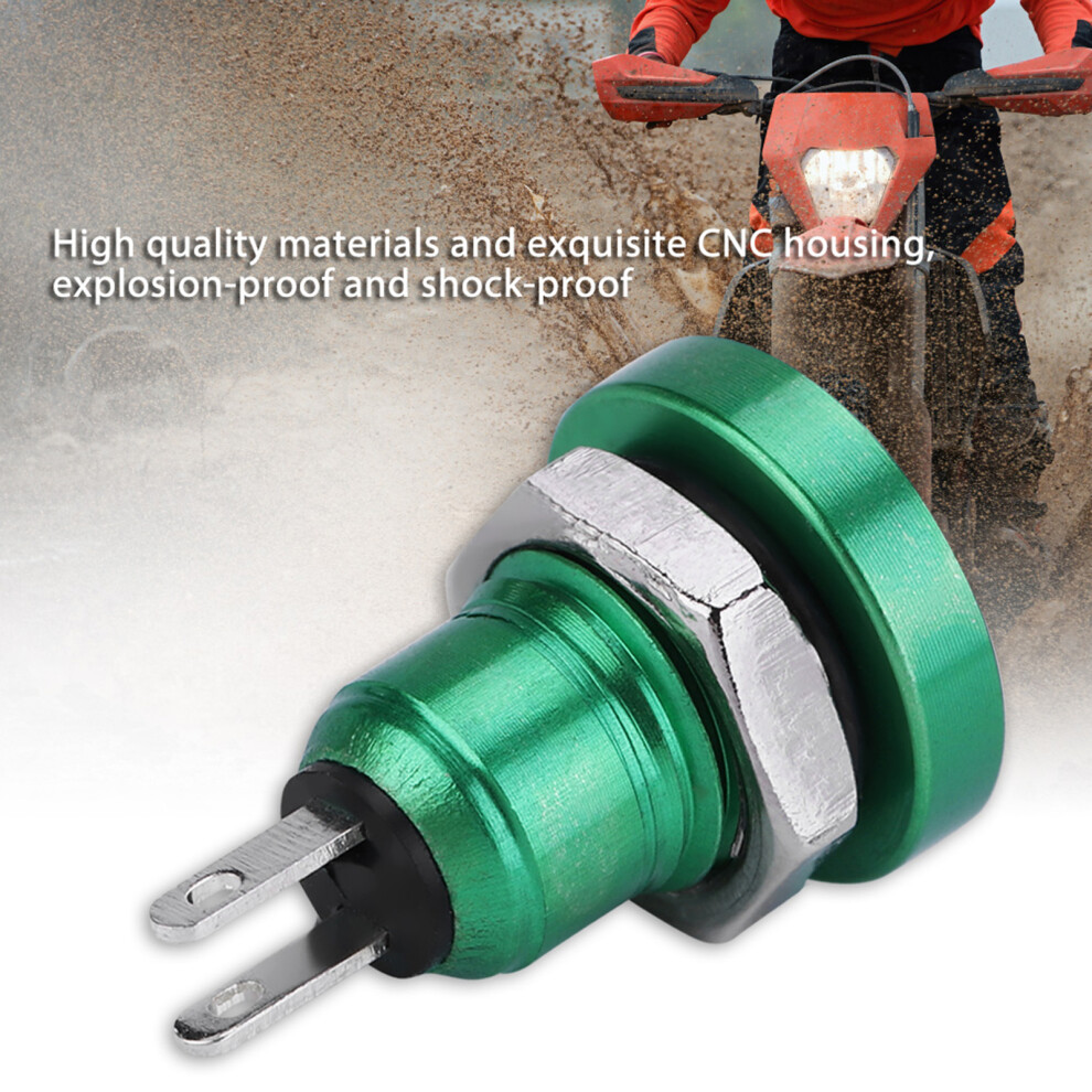1A 24V 8Mm Mini Waterproof Car Momentary Push Button Power Switch Zinc Aluminium Alloy 9301324164050