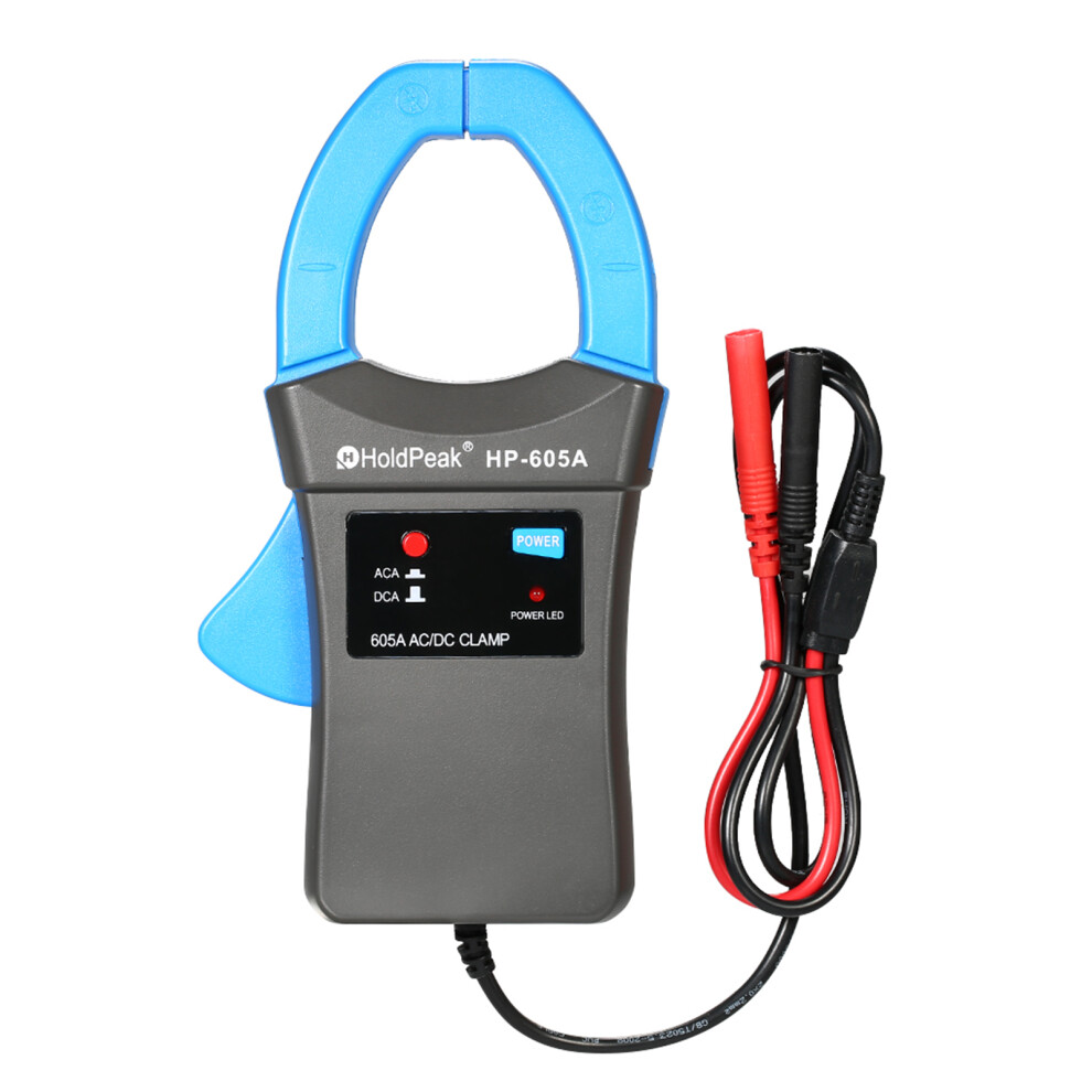 Holdpeak 600A Dc/Ac Current Clamp Adapter Clamp-On Adapter Meter With Test Probes 4671324165605