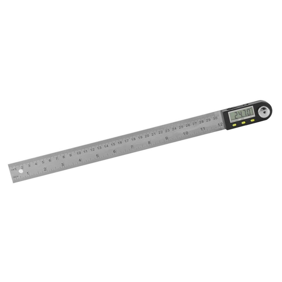 0-300Mm Stainless Steel Electronic Protractor Digital Goniometer Angle Finder Miter Gauge Ruler 7901324166720