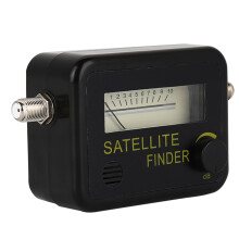 9501 Satellitensucher Schwarz & Gelb, 13-18V DC, Kompakt & Präzise