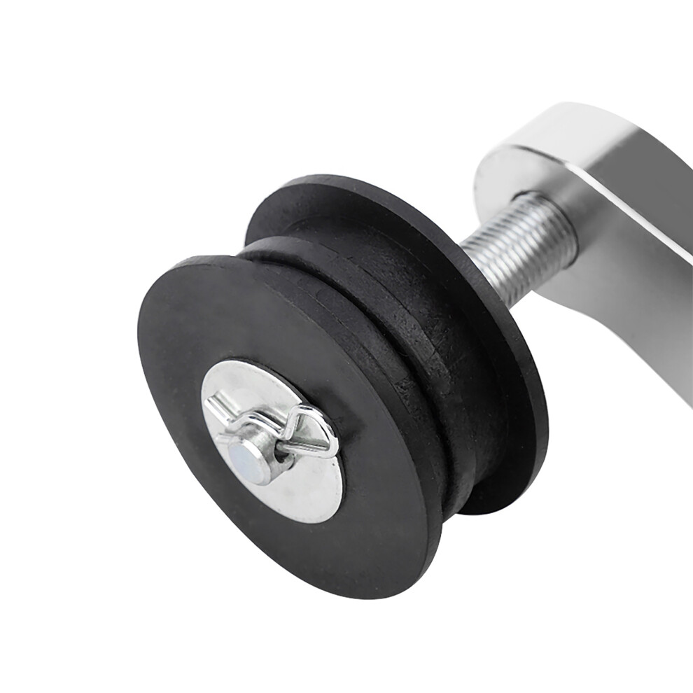 Motorcycle Adjuster Chain Tensioner Roller Cnc Aluminium Alloy Universal Tool (Silver) Silver 7891324168292