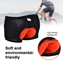 Unisex Outdoor Cycling Underwear 3D Padded Bike Bicycle Riding Shorts Pants (XXL)
