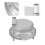 5V 60MM Hand Wheel Pulse Encoder Mill Router Manual Control For CNC System (White) 5