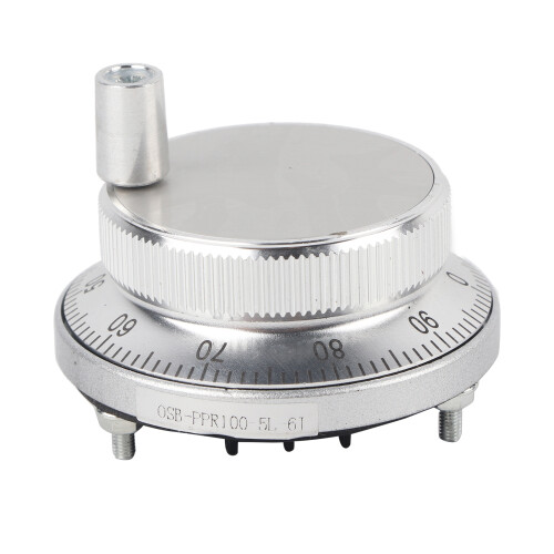 5V 60MM Hand Wheel Pulse Encoder Mill Router Manual Control For CNC System (White) 1