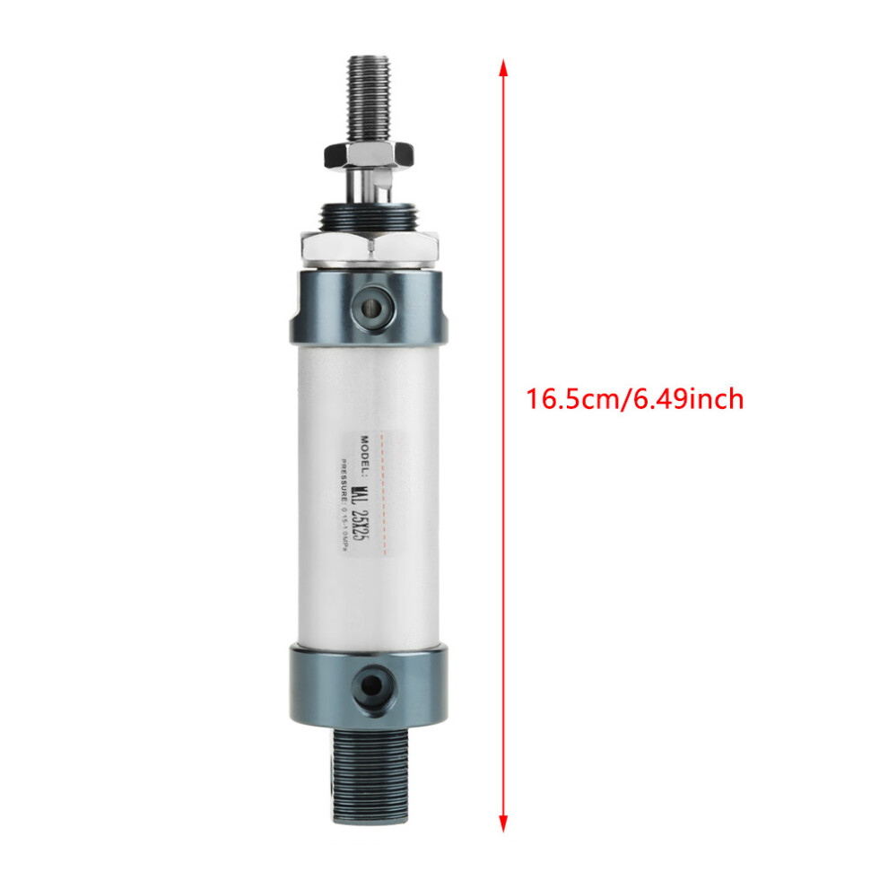 25mm Bore 25mm Stroke Single Rod Mini Pneumatic Air Cylinder Double Acting-image-OPC-PHWFH8T-NEW