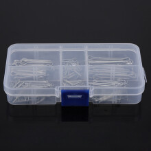175pcs set 5 Kinds of Zinc Alloy Metal Split Cotter Pins Assortment Kit Fastener Hardware