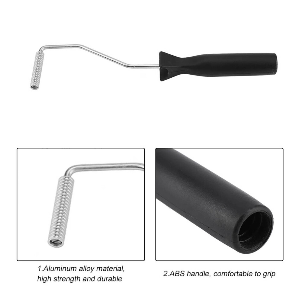 Aluminum Alloy Fiberglass Bubble Laminating Roller Abs Handle For Grp Frp Resin Work (10*50Mm) 6921324173420