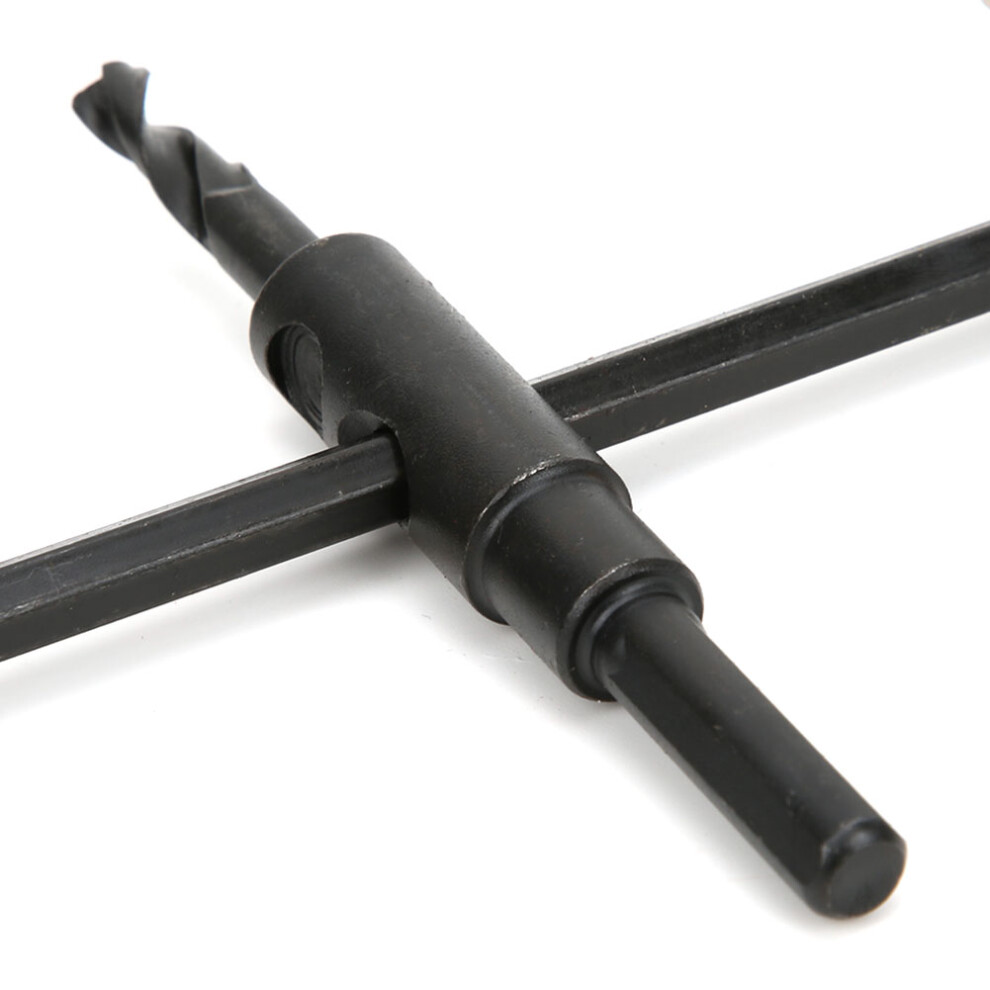 30-200Mm Adjustable Black Circle Hole Saw Drill Bit Set Diy Woodworking Tool 7891324174071