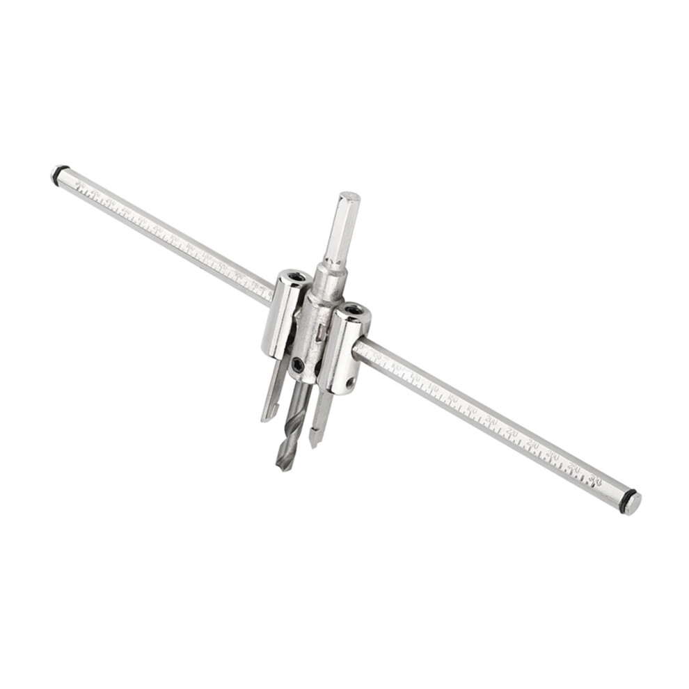 30Â300Mm Adjustable Silver Circle Hole Saw Drill Bit Set Diy Woodworking Tool 9341324174161