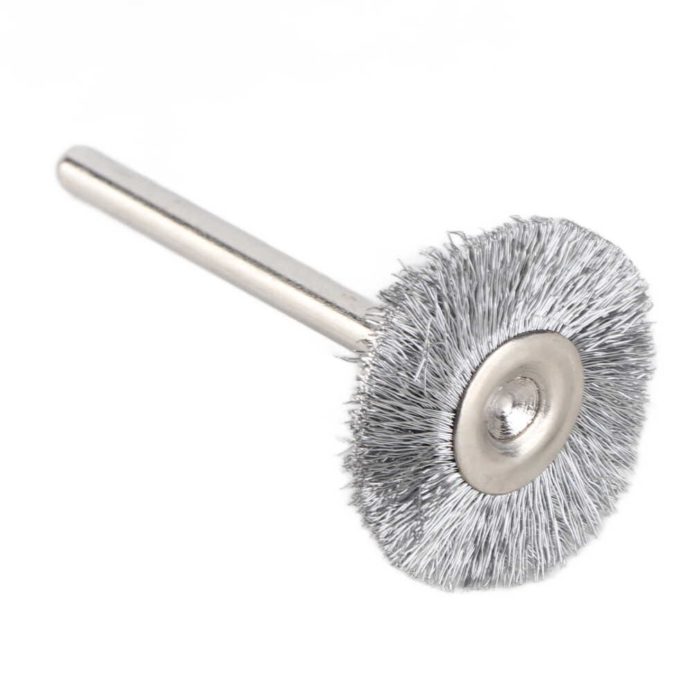 10Pcs 22Mm Mini Stainless Steel Wire Brush Polishing Wheel For Grinder Rotary Tool 9321324174491