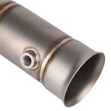 Motorcycle Exhaust Vent Middle Link Pipe Modified Side Exhaust for YAMAHA R1 2009--2014