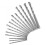 15Pcs 3-10mm Carbide Tip Masonry Drill Bit Set for Concrete Brick Tile Blue Plastic Box Packing 6