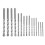 15Pcs 3-10mm Carbide Tip Masonry Drill Bit Set for Concrete Brick Tile Blue Plastic Box Packing 13