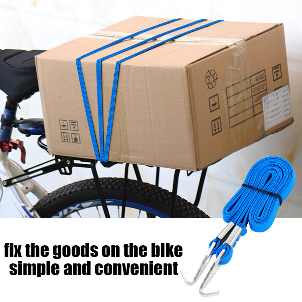 Duuti Luggage Strap Stretch Elastic Tension Belts With Hooks Bikes Rope Outdoor Hanging (Blue) 8711324177126