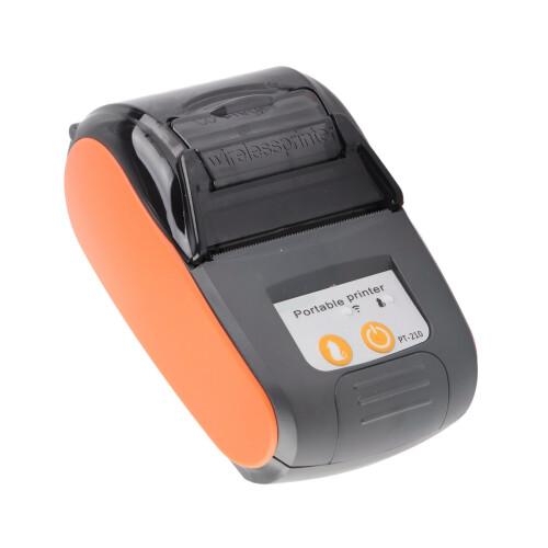 Wireless Portable Receipt Printer Bluetooth Thermal Bill Printer 58 mm (Orange, ) 2