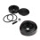 94-01 Scheibenwischerarm Gummiabdeckung Cap 6 Stück Schwarz 4cm 5