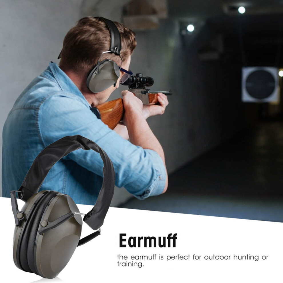 Earmuffs Antinoise Sports Hunting Hearing Protection Active Earmuffs (Army Green) 4631324178524