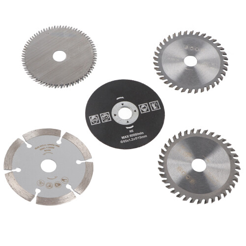 5Pcs 85mm Inner Diameter 15mm Mini Carbide Circular Saw Blade for Cutting Tool 1