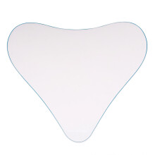 Wiederverwendbares Silikon-Anti-Falten-Decolleté-Pad 13,5x12,1 cm Transparent