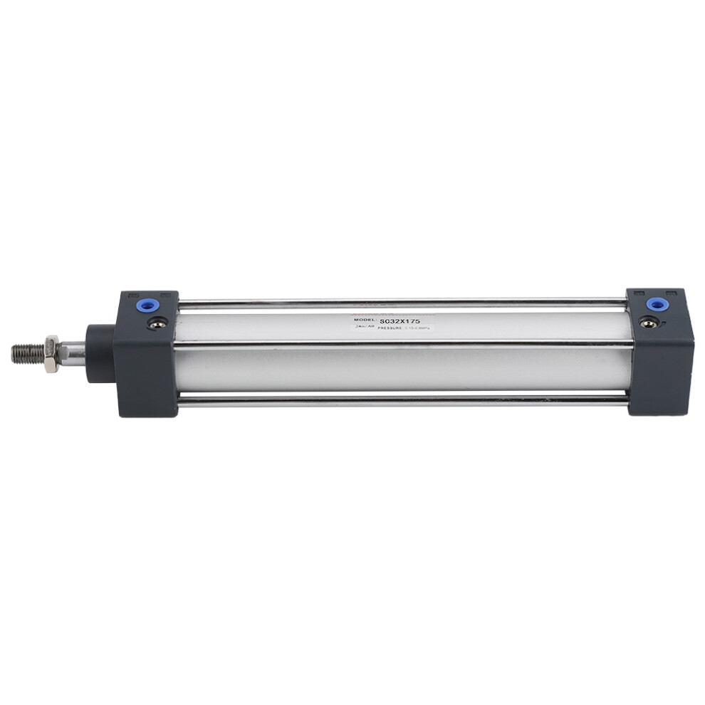 32Mm Bore 175Mm Stroke Screwed Piston Rod Pneumatic Air Cylinder Dual Action 4631324180923