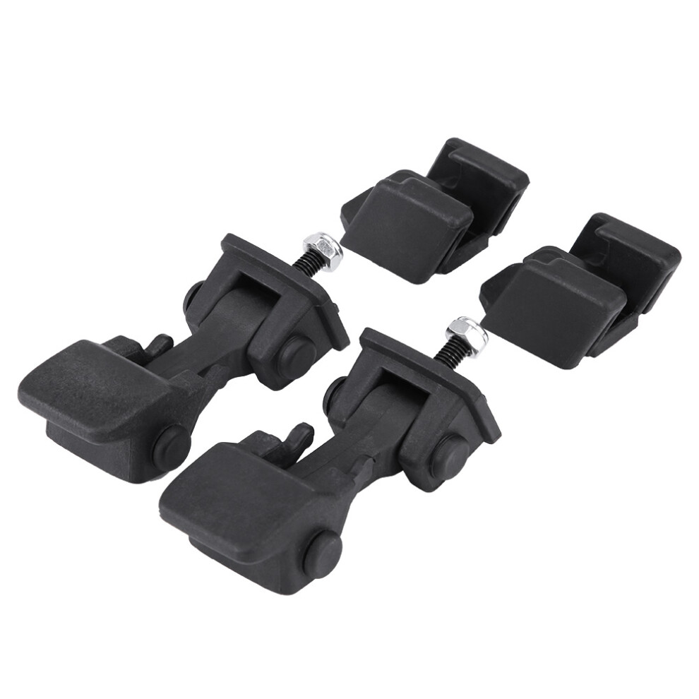 2 Set Of Hood Latch Safety Catches & Brackets For Jeep Wrangler Tj 97-06 55176636Ad 55395652Ac 9451324180991