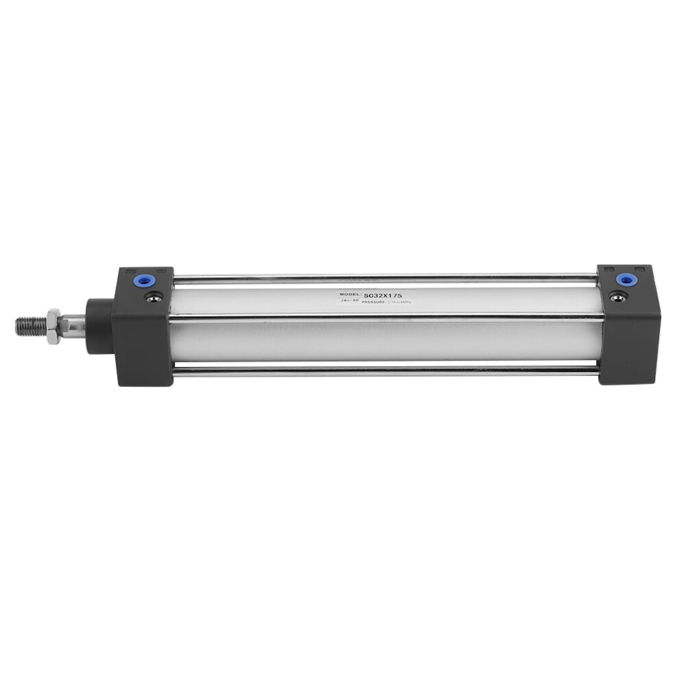 32Mm Bore 200Mm Stroke Screwed Piston Rod Pneumatic Air Cylinder Dual Action 3771324180903