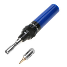Cordless Butane Gas Blow Torch Soldering Iron Gun Welding Pen Tool 1300 (Blue)