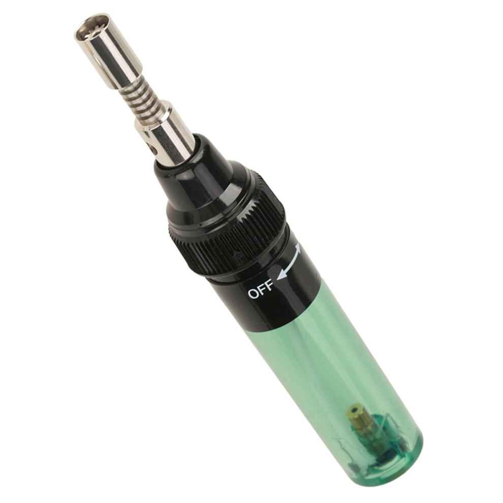 Cordless Butane Gas Blow Torch Soldering Iron Gun Welding Pen Tool 1300 (Green) 7901324182836