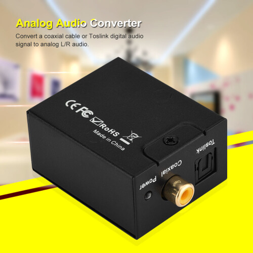 Digital Analog Audio Converter Optical Fiber to Analog Digital Audio Decoding 2