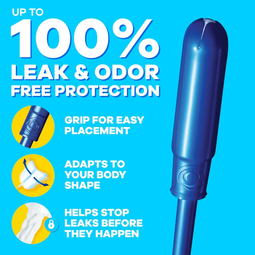 Tampax Pearl Tampons, with LeakGuard Braid, Light Absorbency 1