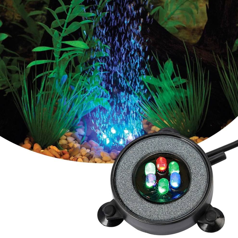 Aquarium Lights, LED Fish Tank Lights with 6 Color Changing LED