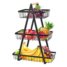 1 3-Tier Detachable Fruit Basket for Home Kitchen Office