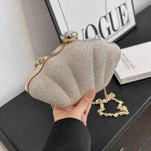 Caja con marco de pecho para mujer MSM, elegante, de color sólido, con tubo de conexión y un solo hombro