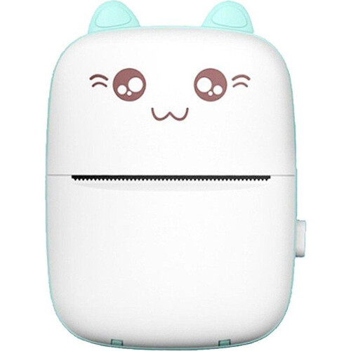 Late cat-shaped small printer - Red
