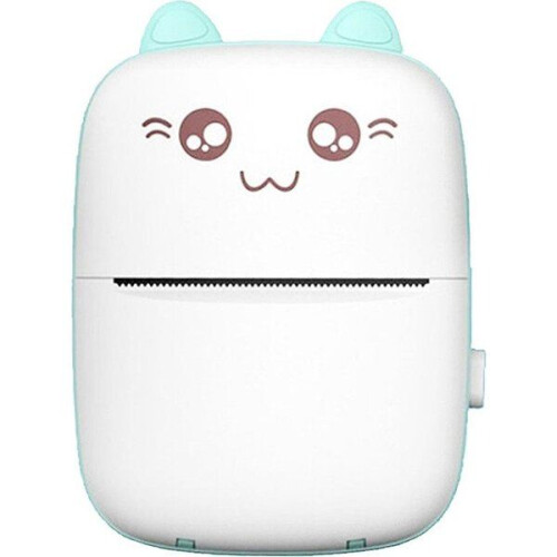 Late cat-shaped small printer - Red 1