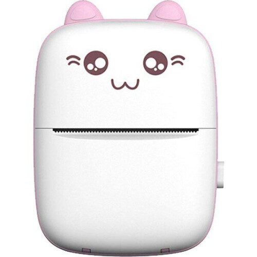 Late cat-shaped small printer - Red 2